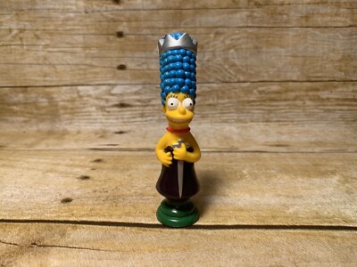 The Simpsons 3-D Chess Replacement Piece Marge Purple Queen Piece