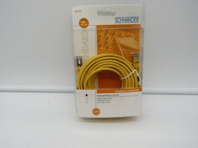 Schwaiger Netzwerkkabel CKY 1221 Cat 5 e   10 m