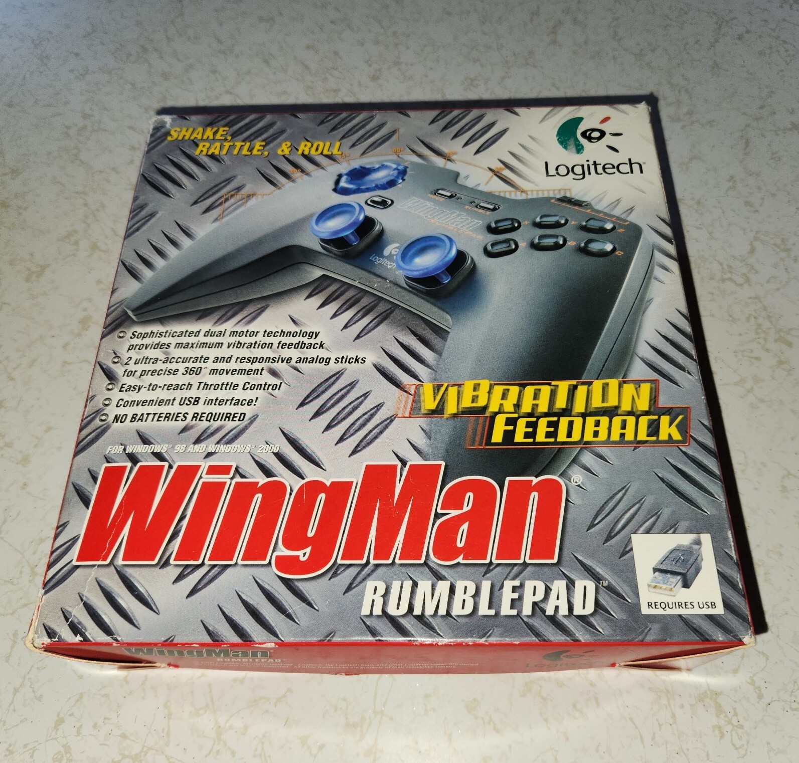 Wingman Rumblepad Logitech WingMan Rumble pad with Box | eBay