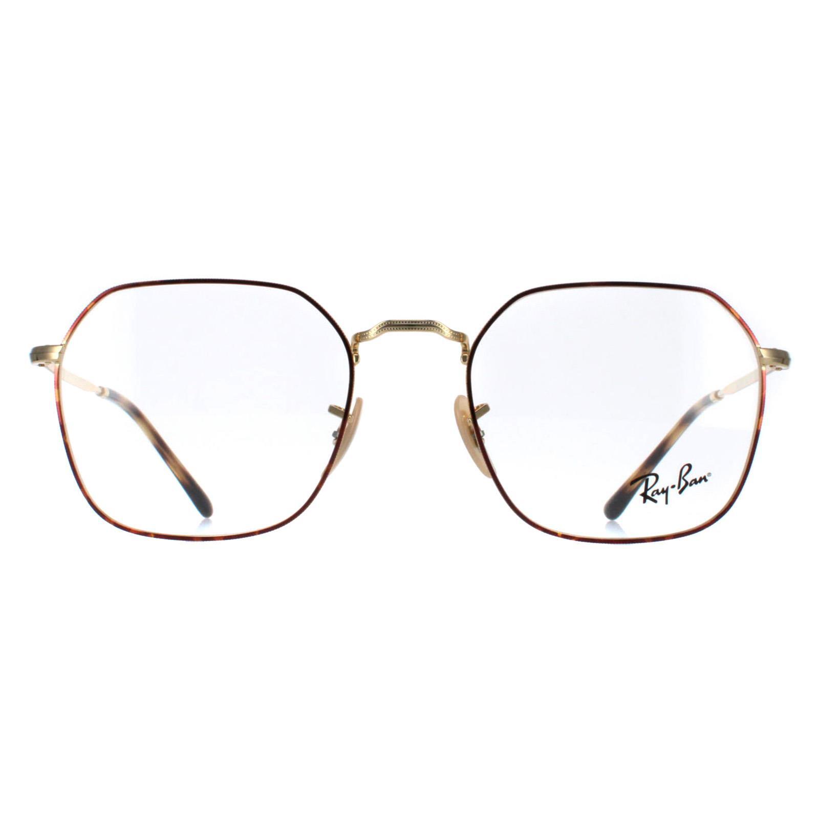 Ray-Ban Eyeglasses RX3694V Jim 2945 Havana on Gold Men Women