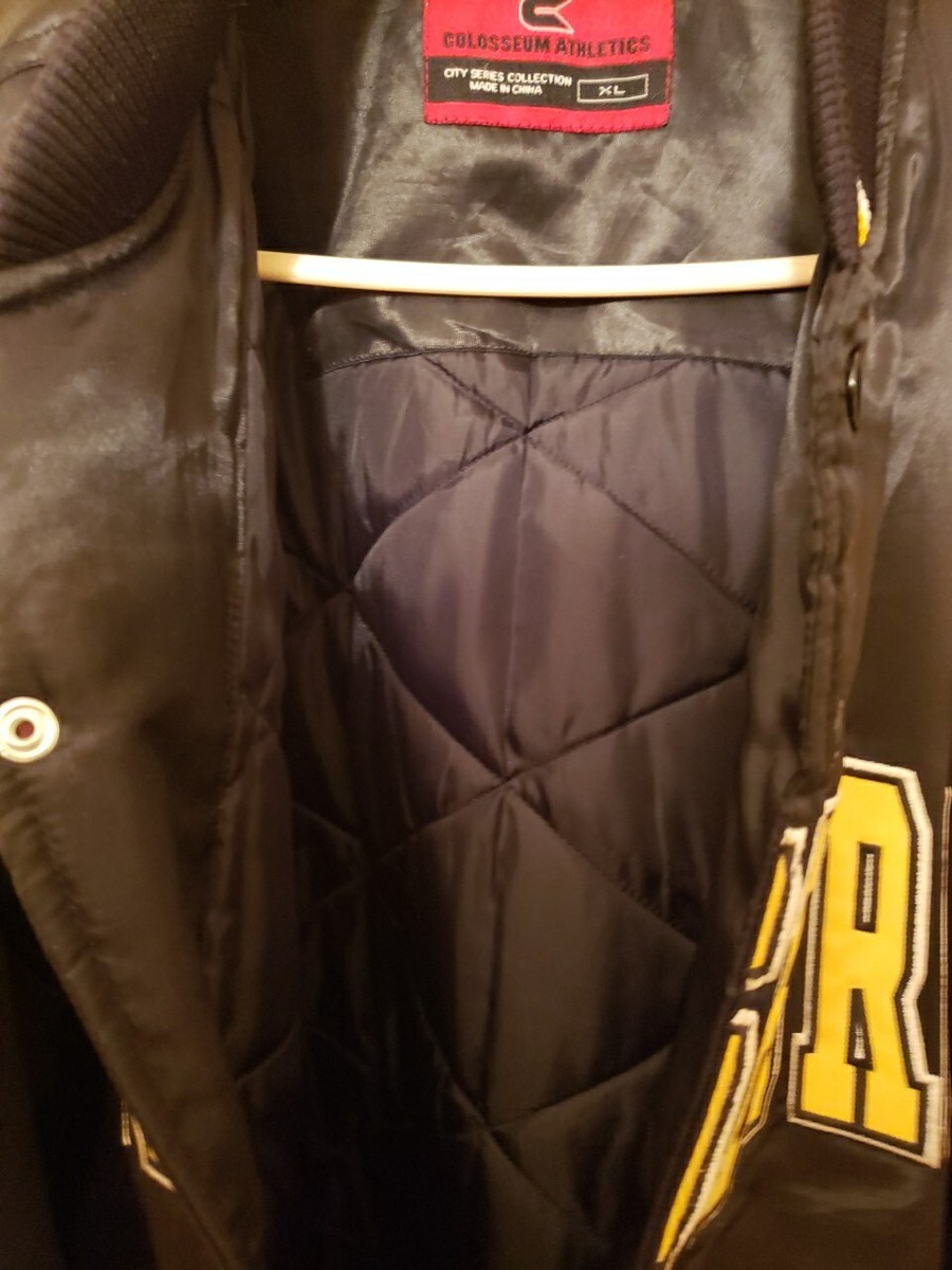 Colosseum Athletics Pittsburgh City Series Satin Quilt Ed Jacket  