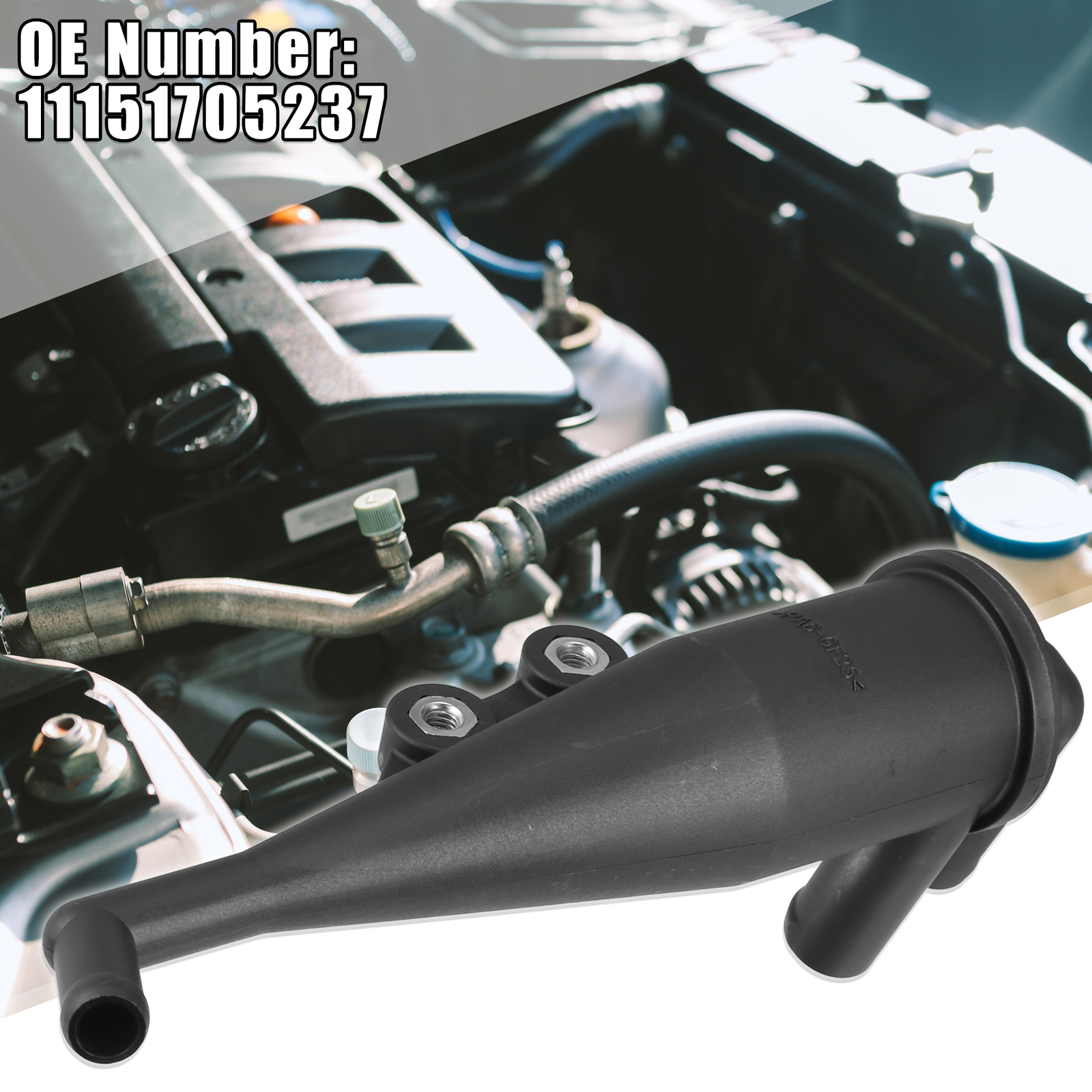 11151705237 PVC Engine Crankcase Oil Water Separator for BMW Z8 X5 