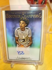 🏀🏀2021 GOODWIN CHAMPIONS BJ BOSTON ON CARD AUTOGRAPHS CLIPPERS 🏀🏀