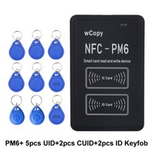 NFC PM5 Smart Chip Reader RFID Copier 13.56Mhz Tag Crack Duplicator T5577 CUID