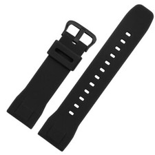 24mm For Casio PROTREK PRG-600YB-3/PRG-650/PRW-6600 Watch Band Strap Rubber