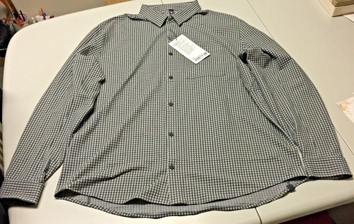 Long Sleeve Shirt Mens XXL Grey 