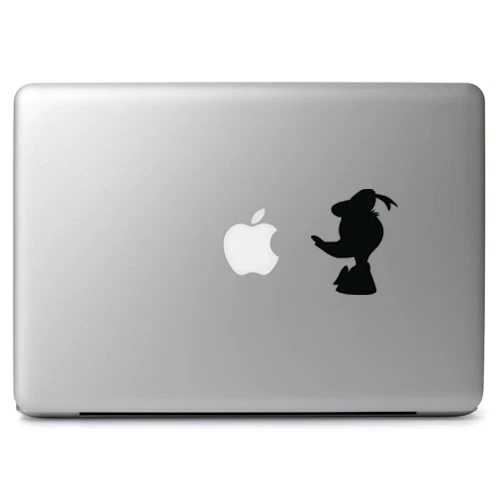 2x Donald Duck Decal Sticker for Macbook Trackpad laptop Car Window iPhone Cup - Image 3 of 4