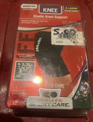 NEW Knee Support Sleeve Brace Elastic Compression Sport Joint Arthritis Size XL