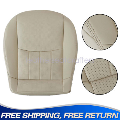 Driver Bottom Replacement Leather Cover Beige For 2006 2007 Mercedes-Benz C280
