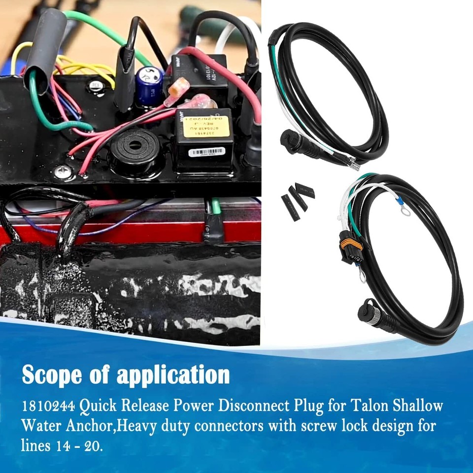Bonbo Quick Release Disconnect Plug (Part #1810244) For Talon Shallow Water Anchors