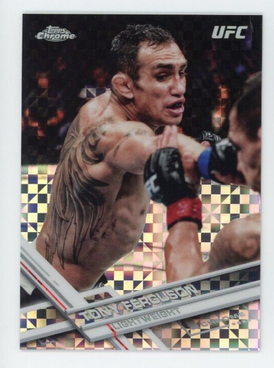 2017 Topps Chrome UFC Tony Ferguson X-Fractor #47