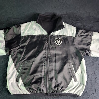 VINTAGE Raiders NFL Football Reversible Jacket Sz XL | eBay