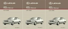 2005 Lexus LS 430 Shop Service Repair Manual Complete Set