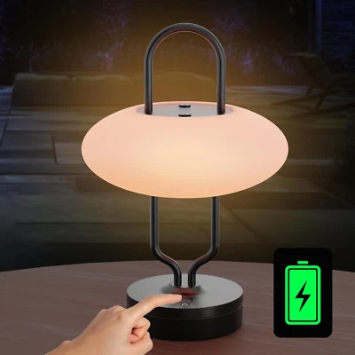Lampe De Table LED Sans Fil - Blanc Chaud - Intensité Variable - 8 Couleurs Chan - Photo 1/4