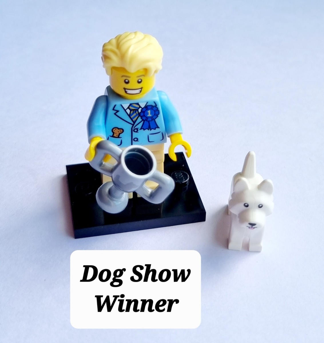 NEW LEGO 71013 MINIFIGURE SERIES 16 DOG SHOW WINNER MINIFIGURE MINT  CONDITION