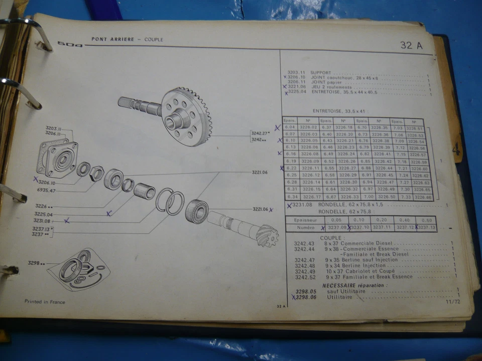 Peugeot 404 -504 Rodamientos de Bolas, Juego de Rodamientos de Bolas para Diferencial Timken - 3221.06 Foto 4 de 4
