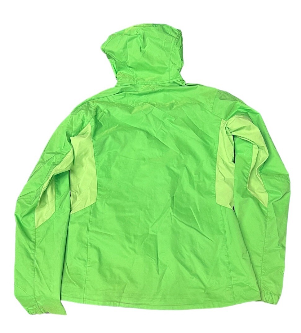 ARC'TERYX Giacca parka da donna Arcteryx felpa con cappuccio e cerniera intera taglia small lime neon