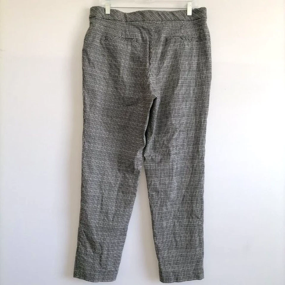 Pantalones estampados negros para mujer Investments talla 16R Foto 2 de 4