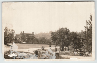 Postcard RPPC State Game Lodge and Coolidge Summer Home in Custer, S.D.