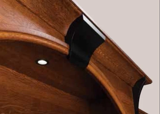 Centro de entretenimiento de TV Amish Breckenridge unidad de pared de madera maciza gabinete de almacenamiento Foto 3 de 4