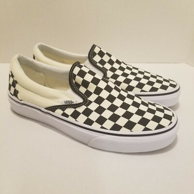 vans slip on chex skate shoe