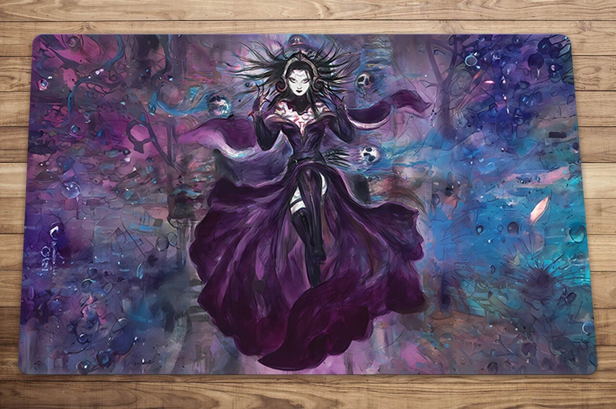 Liliana Trading Card Game MTG Playmat TCG CCG Mat Free Bag | eBay