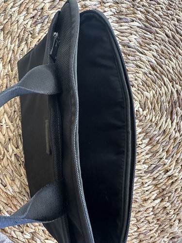 Tumi Laptop Bag Slim Black Ballistic Nylon Well Made - Picture 3 of 8