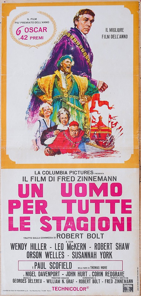 Locandina di Un uomo per tutte le stagioni (1967)