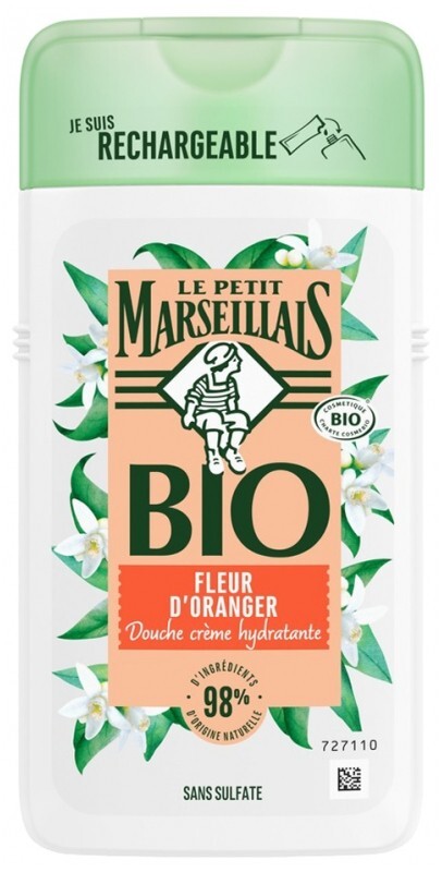 Gel Douche Le Petit Marseillais Bio Fleur d'Oranger Lot 3 x 250ml Hygiène Corps Naturelle