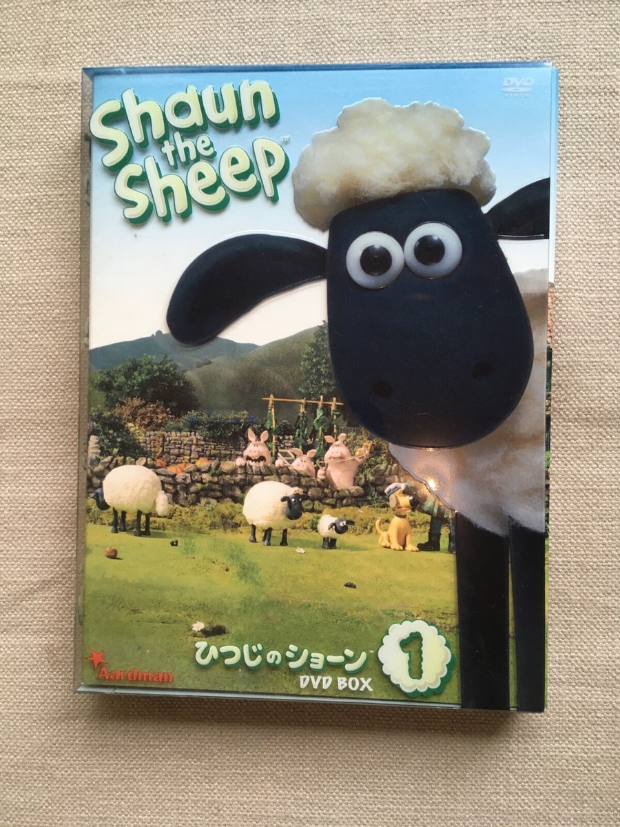 Shaun the Sheep DVD Box- 3 x discs bought in Japan ひつじの