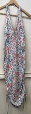 Princess Polly Floral Ruched Halter Midi Dress Size 12