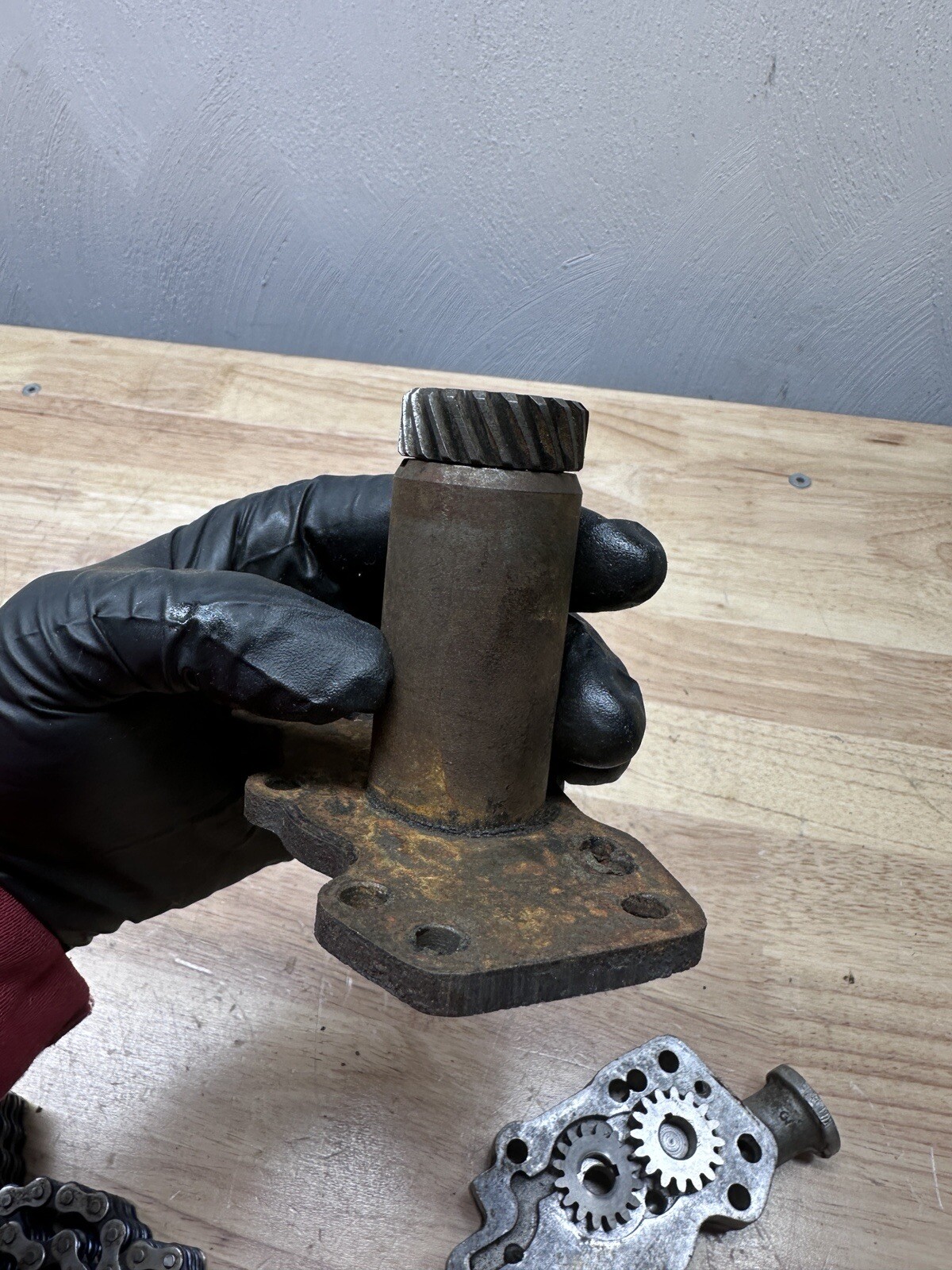 19521976 Harley Davidson Ironhead Sportster Oil Pump eBay