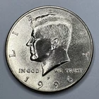 1996-P Kennedy Half Dollar 50Cent Piece from Mint Set. Uncirculated BU