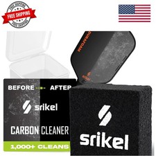Pickleball Paddle Cleaner Eraser with Carrying Storage Case, Carbon Fiber ...