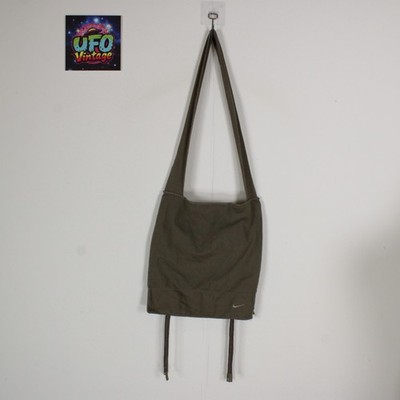 Nike Considered Umhängetasche Erwachsene Beige Früh Y2K Baumwolle Schultertasche Herren Tasche