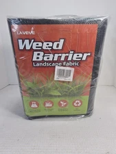 LAVEVE 4FT x 50FT Weed Barrier Landscape Fabric 3.2oz Premium Heavy-Duty - NEW