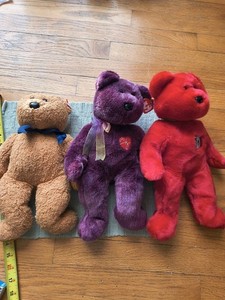 Ty Beannie Buddy Bears - Three