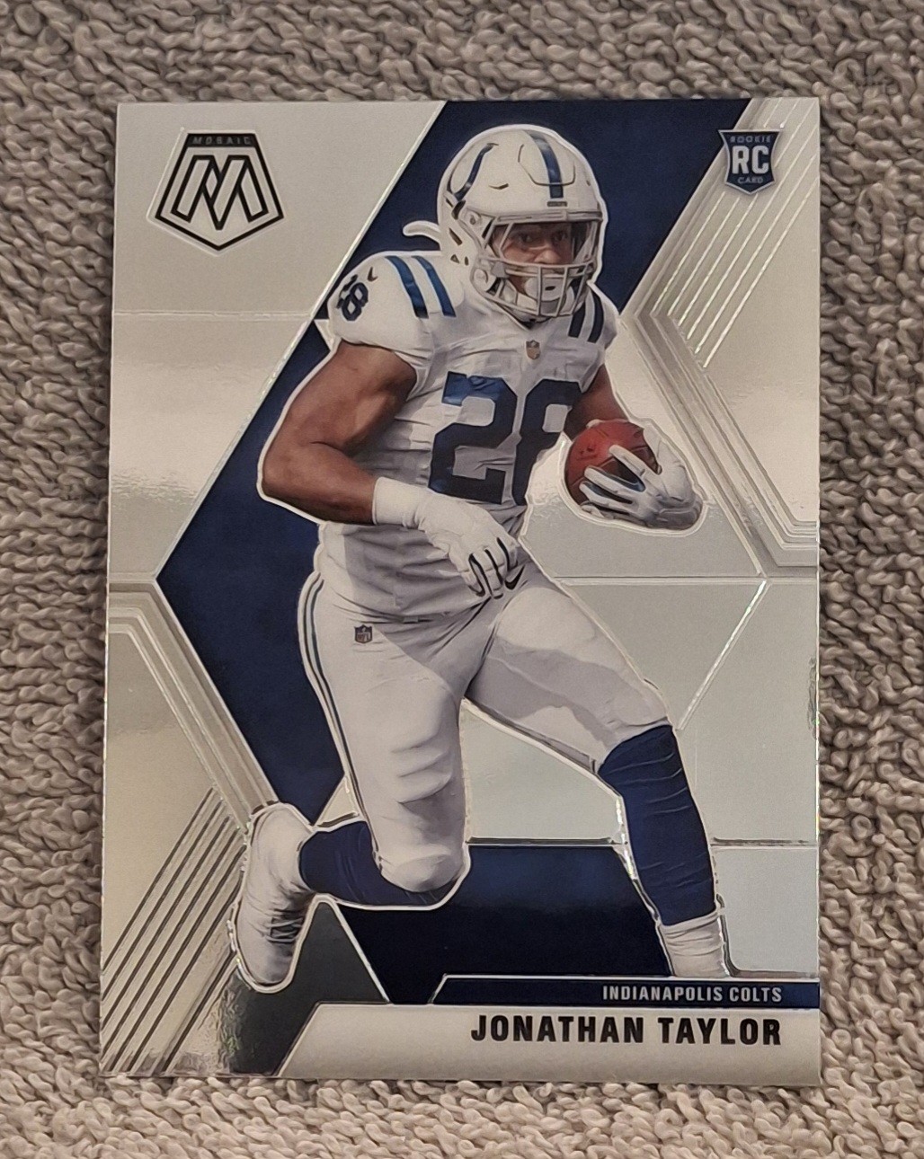 2020 Panini Mosaic - Rookies Jonathan Taylor #216 Silver Prizm (RC)