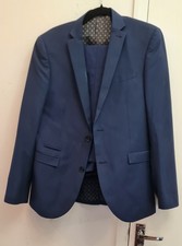 Next slim fit men'sNavy Blue suit chest 40 in, waist 40in Leg 34in 2pcs Set