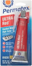 High Temperature Red Gasket Maker Silicone Sealant 3 Oz