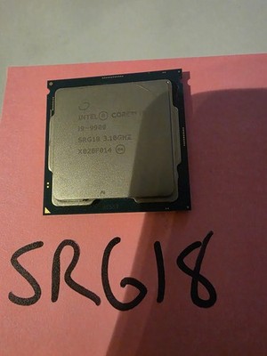 Intel Core i9-9900 3.10GHz 8-Core 16MB LGA 1151 Processor P/N: SRG18