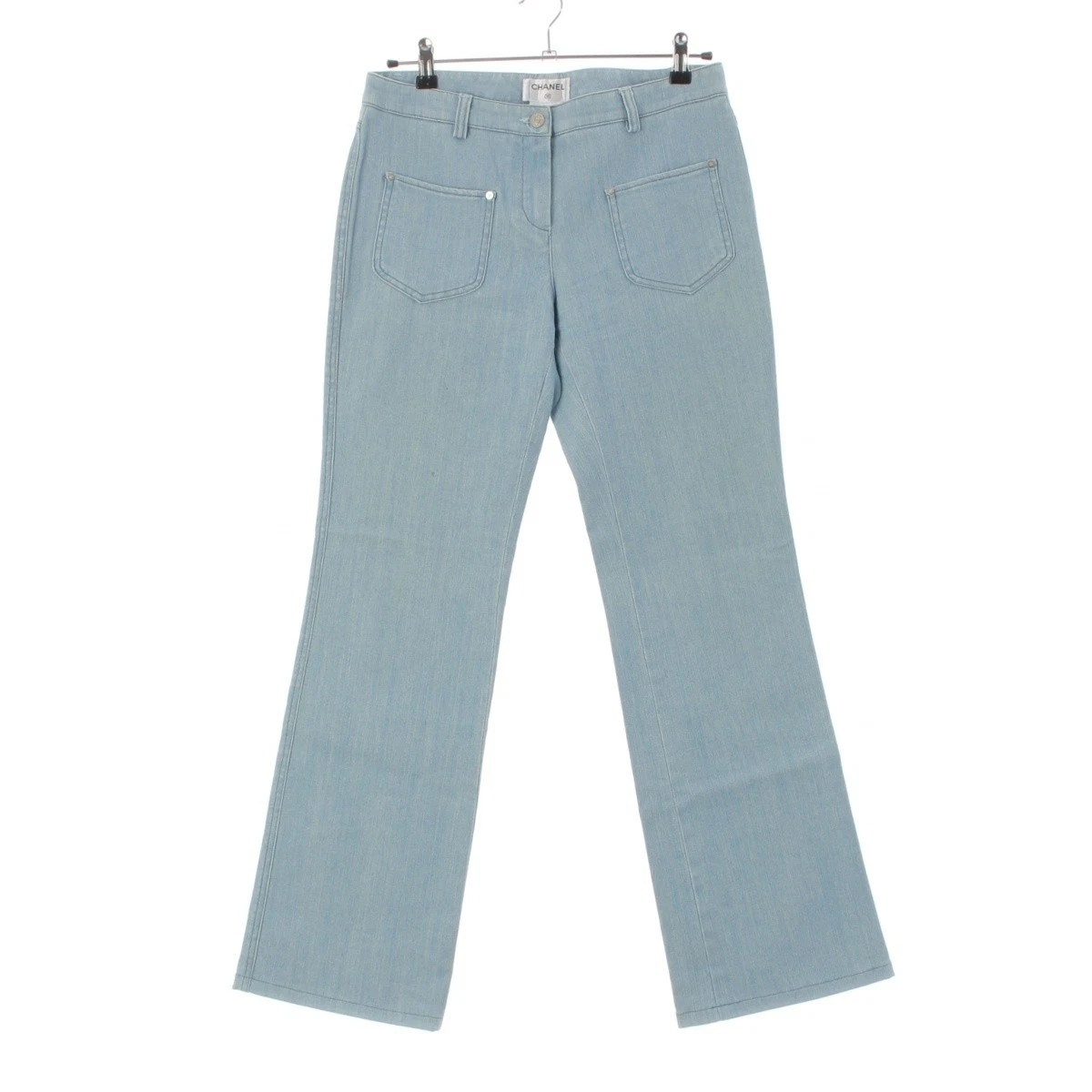 CHANEL Denim Blue Pants for Women for sale | eBay