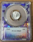1945-S Mercury Dime MS65 PCGS Purple TraderBea Core