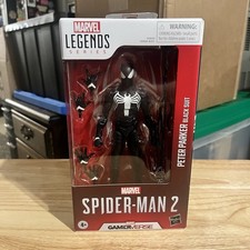 Hasbro Spider-Man Marvel Legends Gamerverse Peter Parker Black Suit 6  Figure
