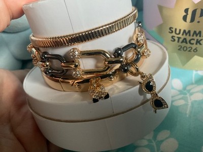 BP Summer 2026 Stacks  Blinded by Sparkle  Gold & Matte Black Plating
