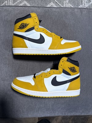 Jordan 1 Retro High OG Yellow Ochre Size 14 | eBay display picture 3