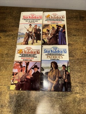 Rob R.e. Wall Robert E. Wall lot with the first 4 paperback books in The Canadians ...