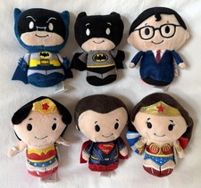 Lot of 6 Hallmark Itty Bittys DC Comics: Batman, Superman  Wonder Woman