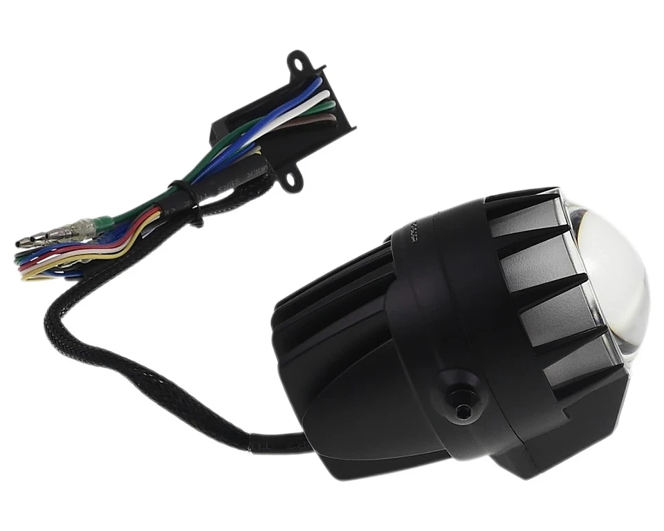 Scheinwerfer HIGHSIDER Dual-Stream LED 12V ellips Abblend schwarz ABE Universal - Bild 4 von 4