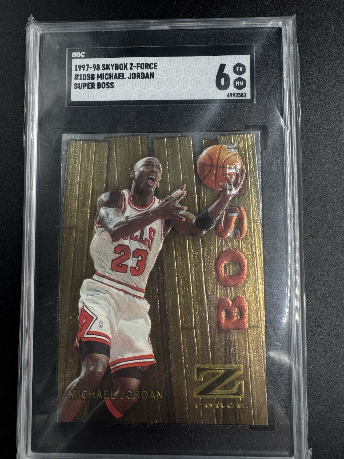 1997-98 Skybox Z-Force - Super Boss Michael Jordan #10 SB